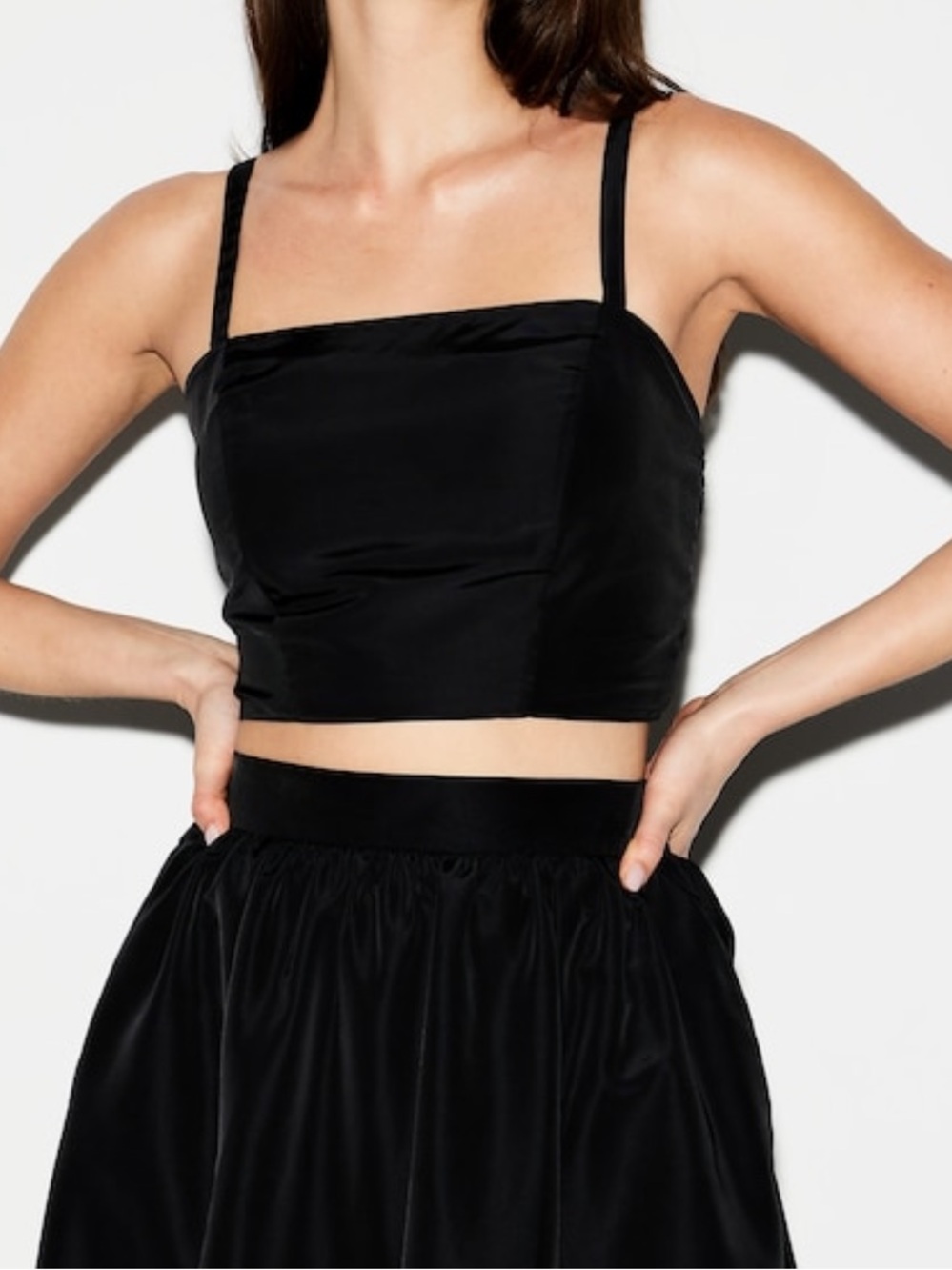 NWT- Old Navy- XL. The Occasion Taffeta Crop Top